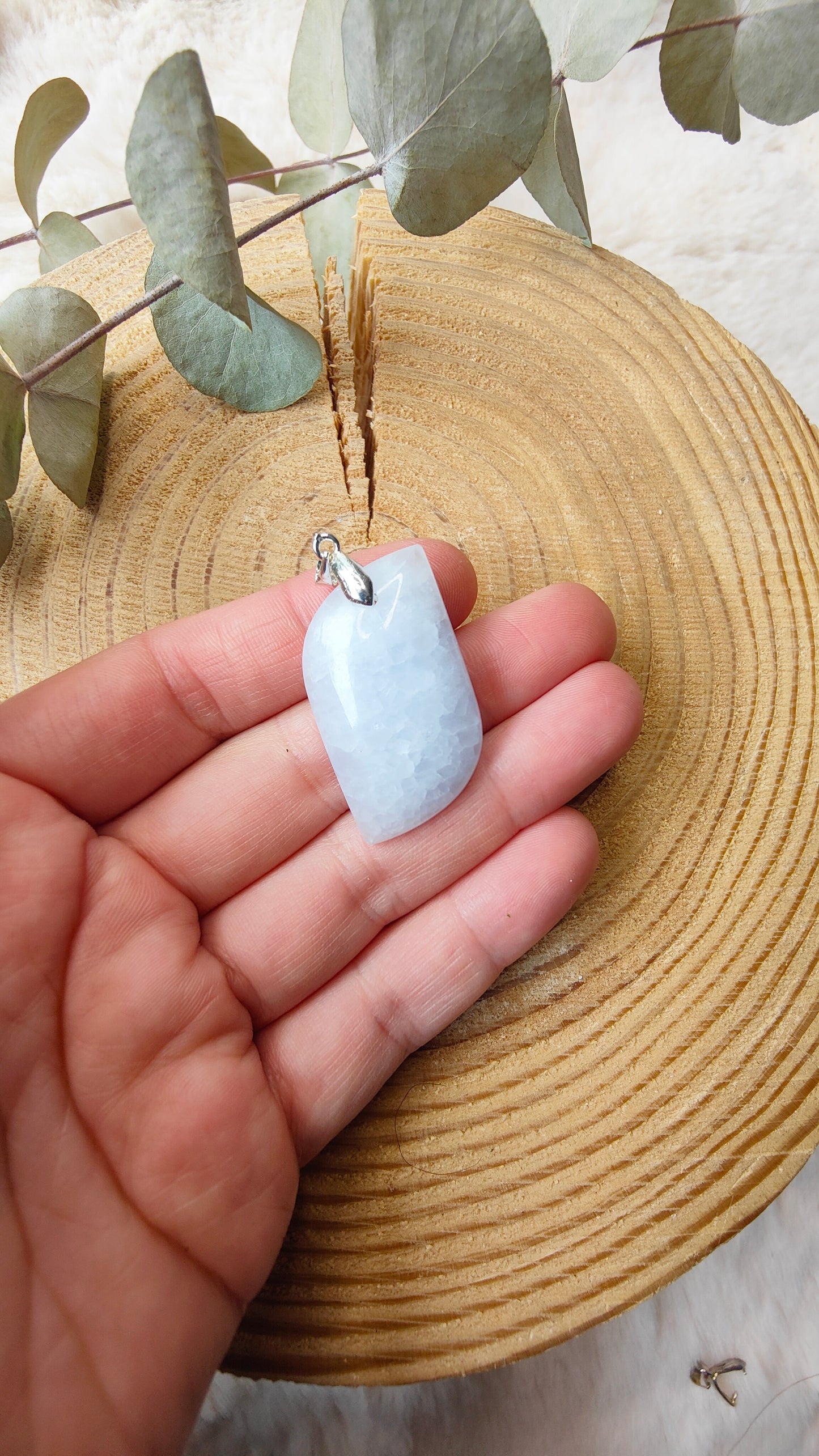 Calcite bleue - Pendentif - S