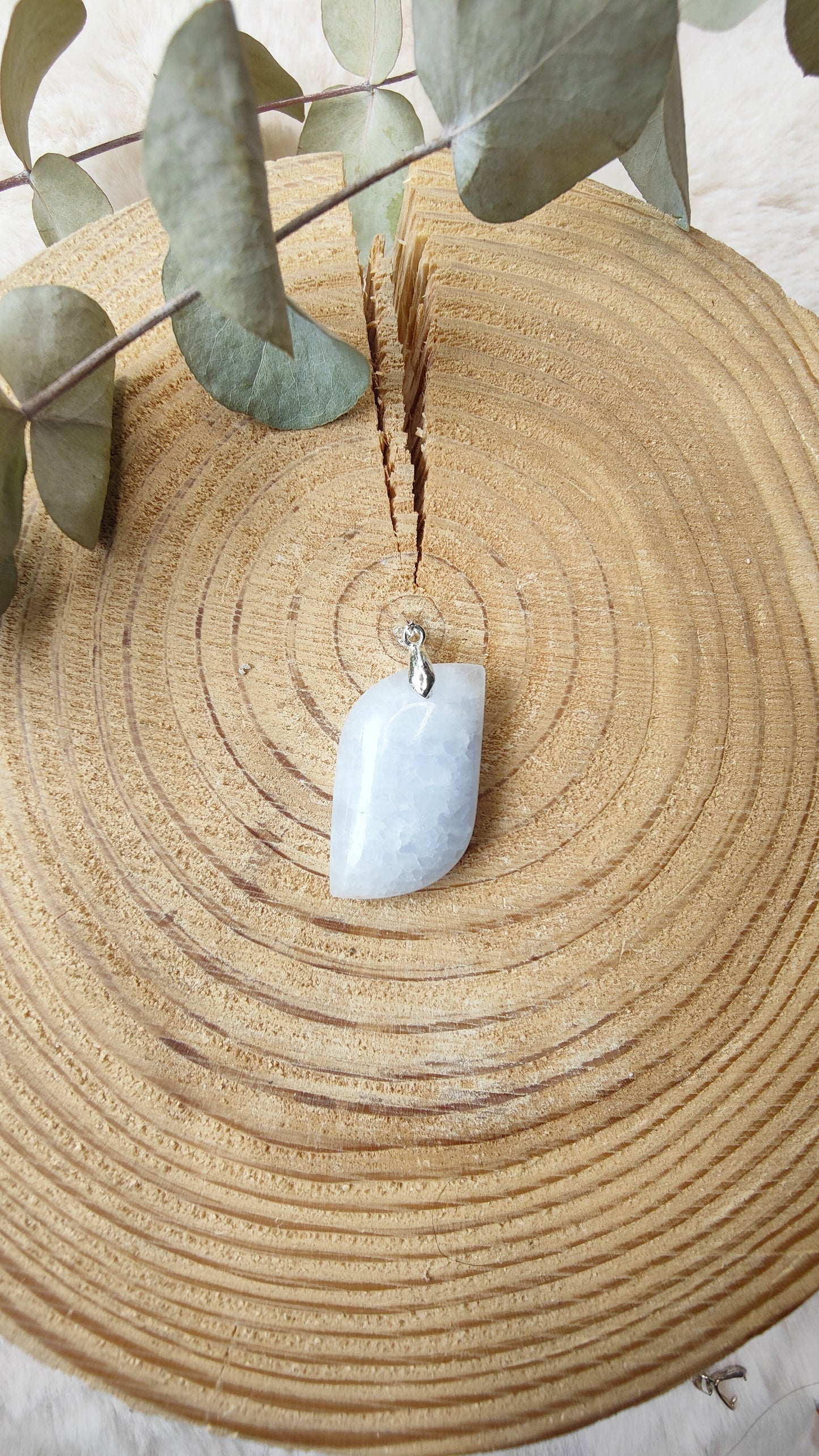 Calcite bleue - Pendentif - S