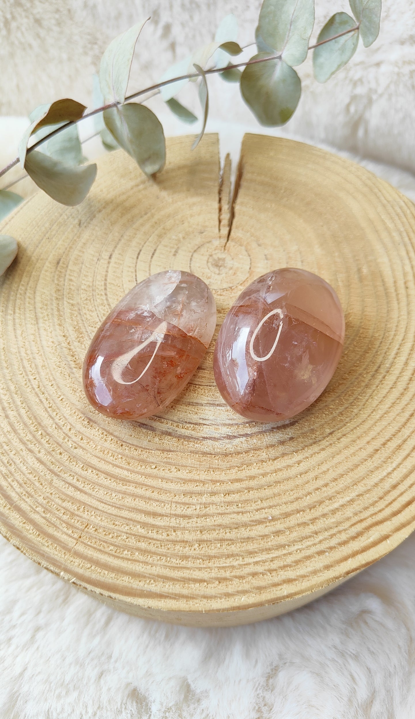 Quartz Hématoide - Galet