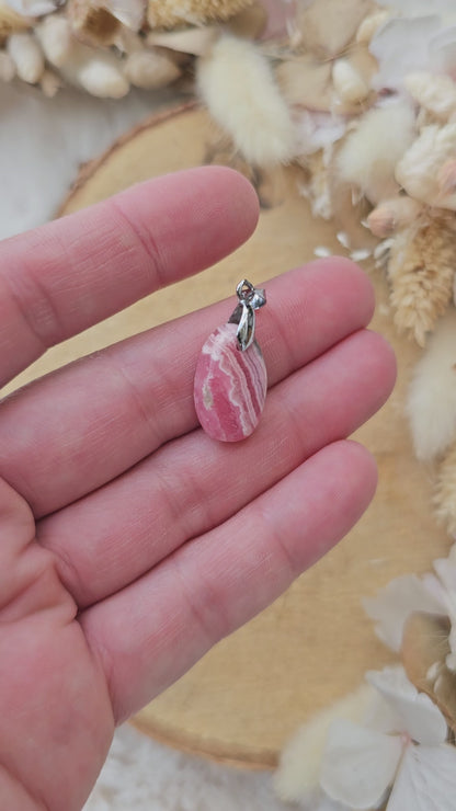 Pendentif Rhodochrosite