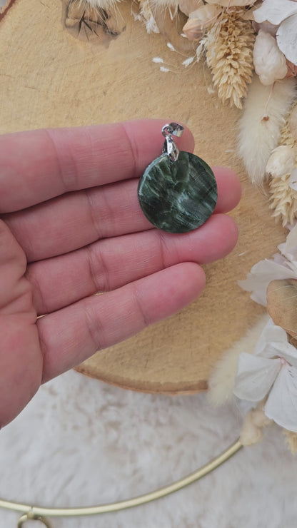 Pendentif Seraphinite