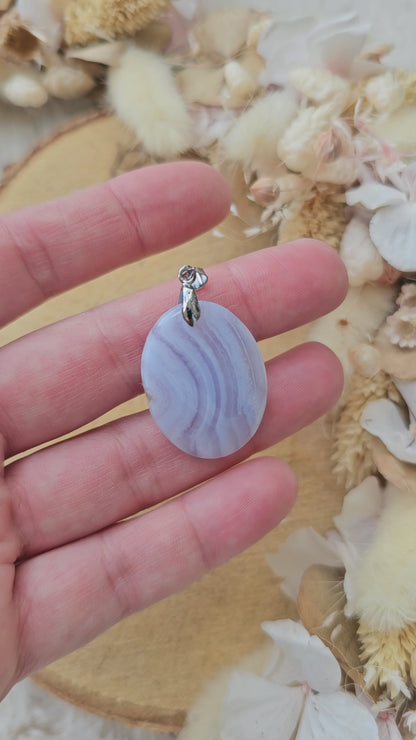 Pendentif Calcédoine