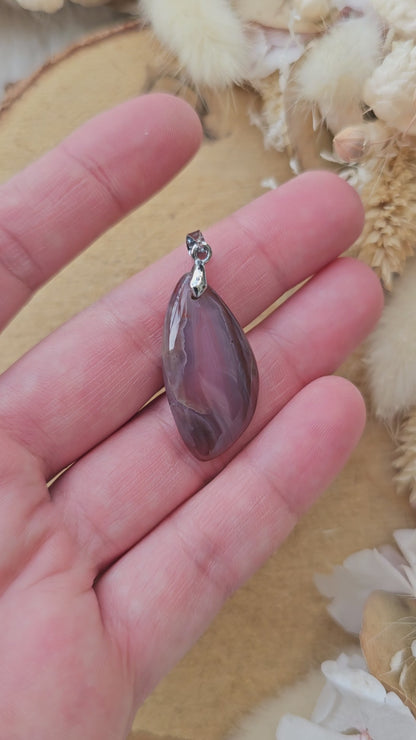 Pendentif Agate du Botswana
