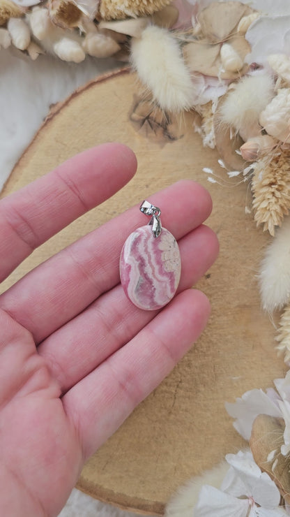 Pendentif Rhodochrosite