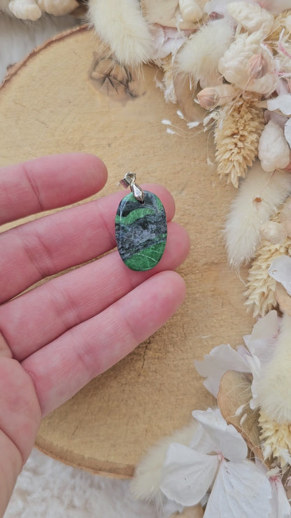 Pendentif Smaragdite