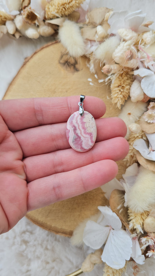 Pendentif Rhodochrosite