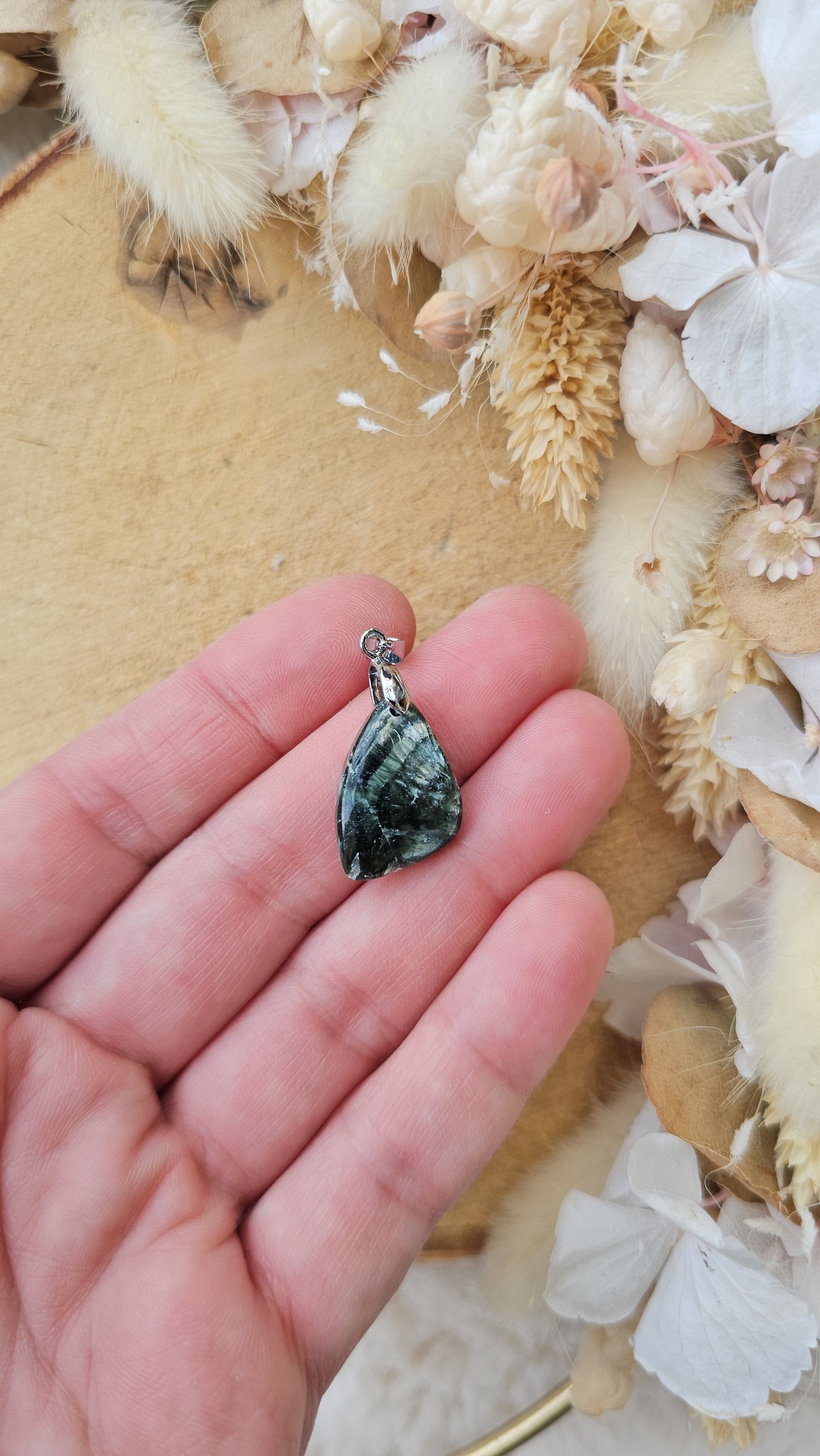 Pendentif Seraphinite
