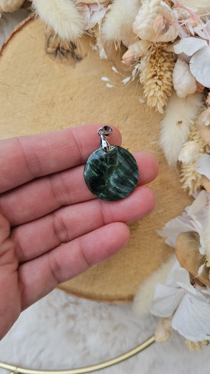 Pendentif Seraphinite