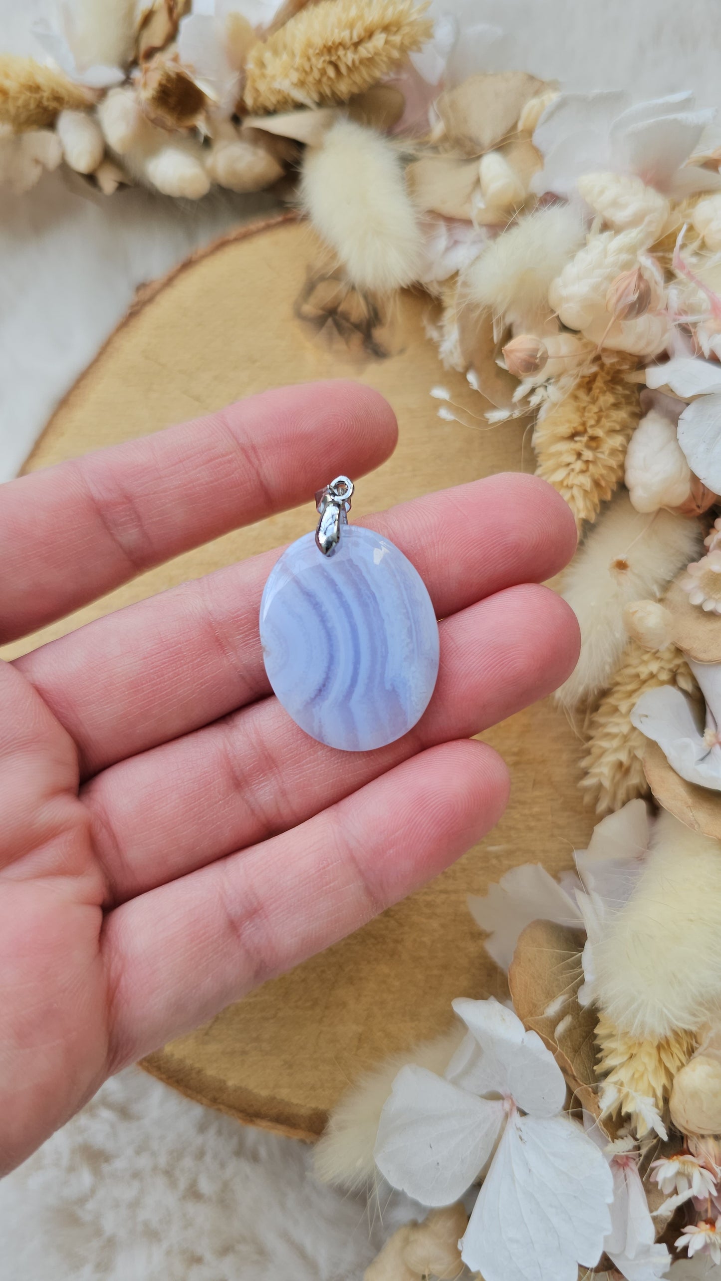 Pendentif Calcédoine