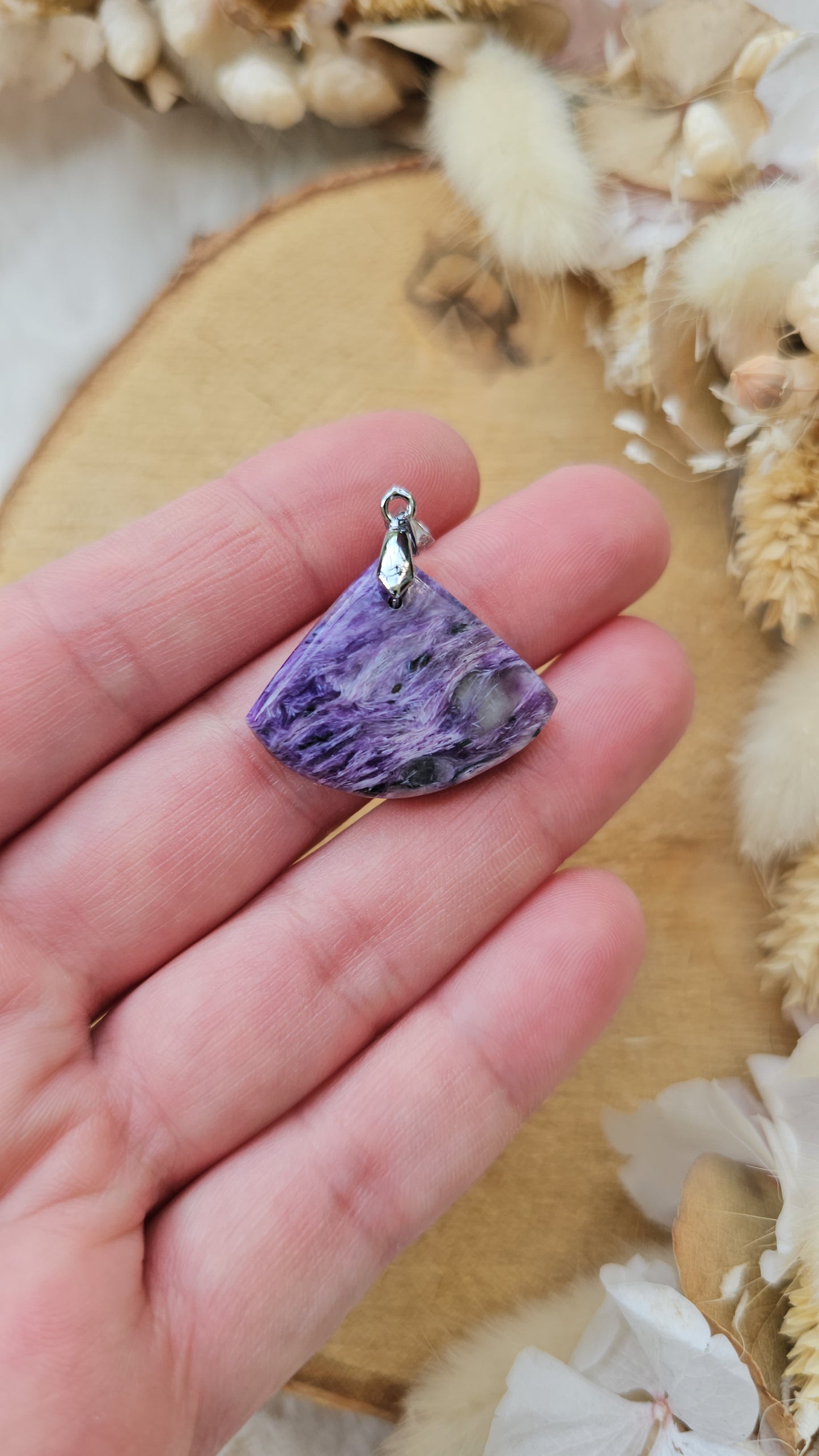 Pendentif Charoïte