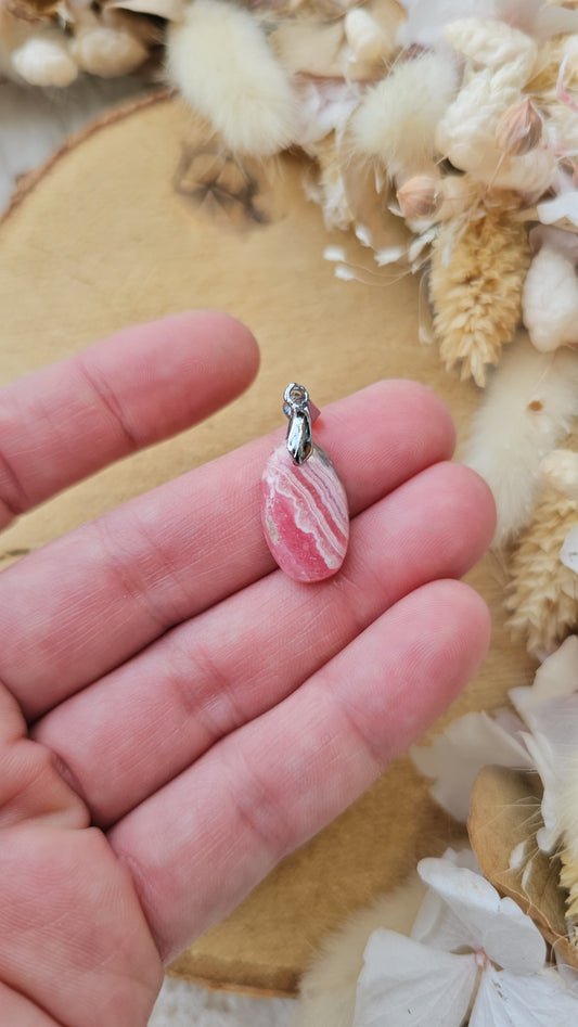 Pendentif Rhodochrosite