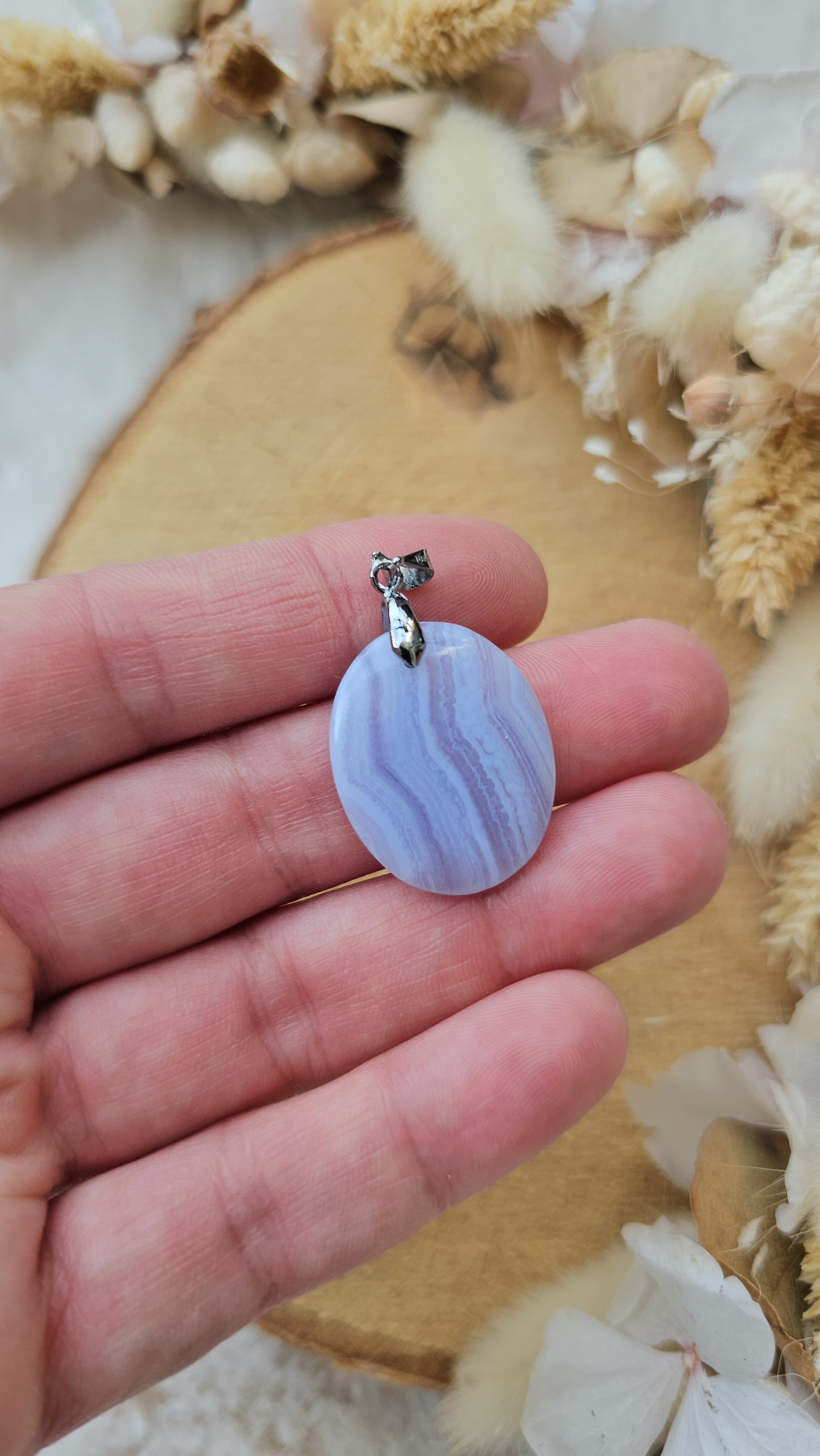 Pendentif Calcédoine