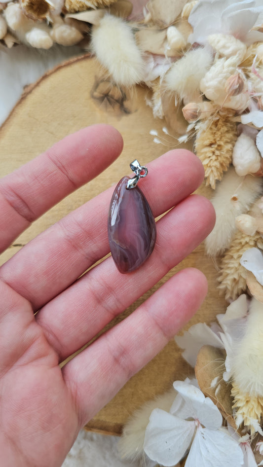 Pendentif Agate du Botswana