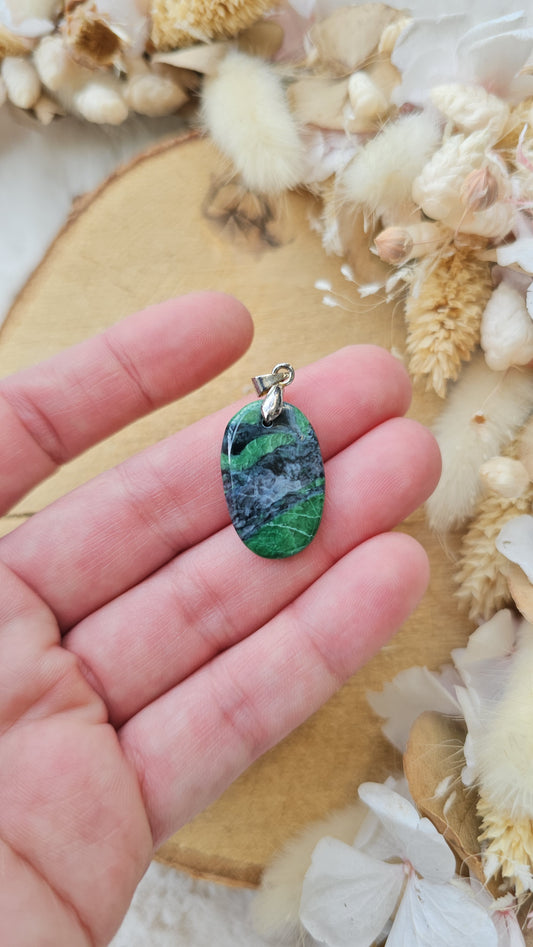 Pendentif Smaragdite